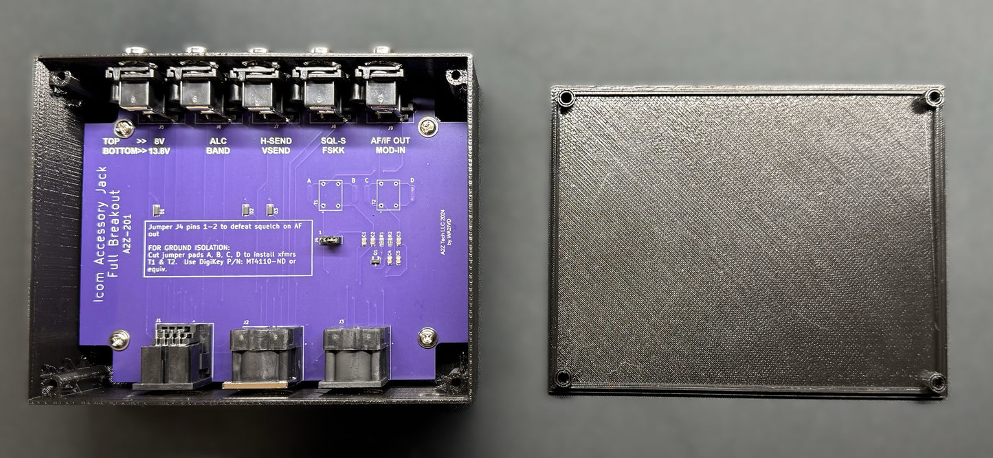 Icom Accessory Breakout Board and Enclosure