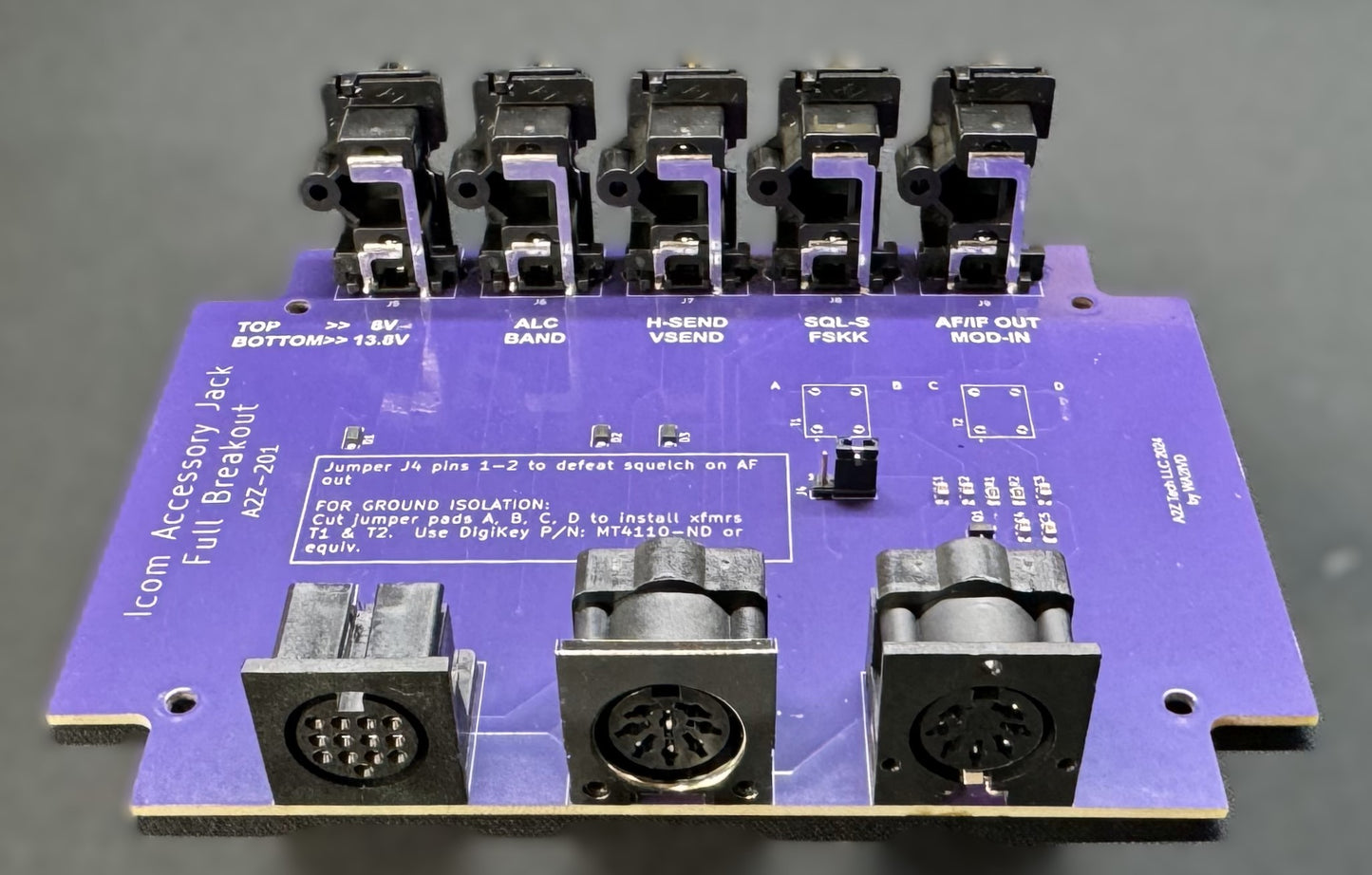 Icom Accessory Breakout Board