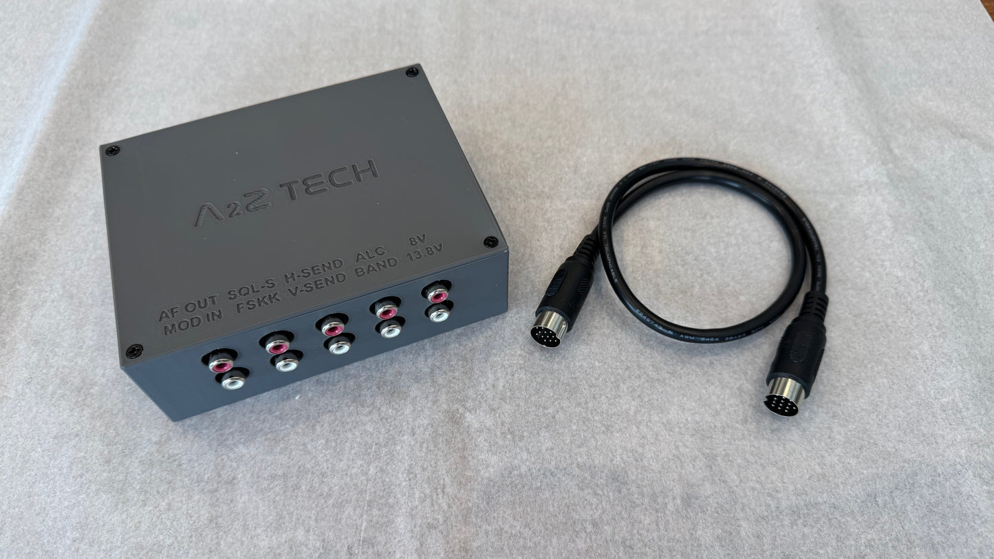 Icom Accessory Breakout Board w/Enclosure & 13 Pin Cable